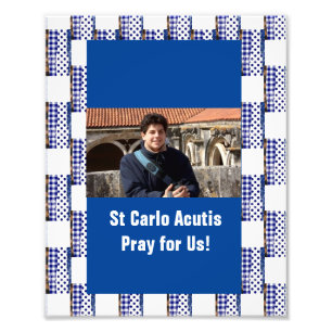 St Carlo Acutis Photo Print