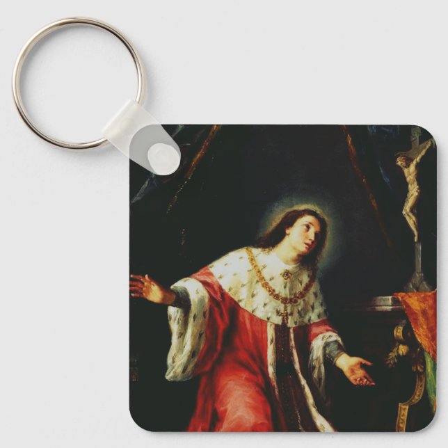 St. Casimir Jagiellon - Patron Saint of Poland Key Ring (Front)