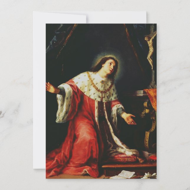 St. Casimir Jagiellon - Patron Saint of Poland Thank You Card (Front)