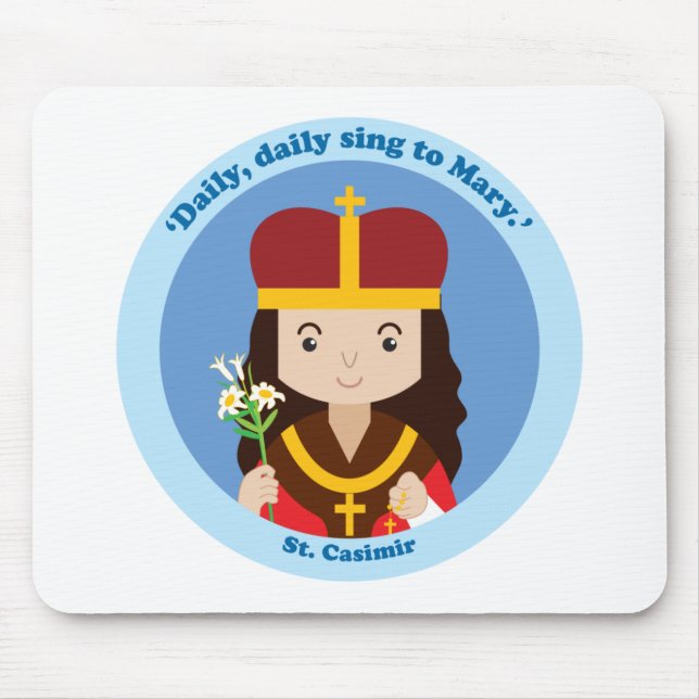 St. Casimir Mouse Pad (Front)