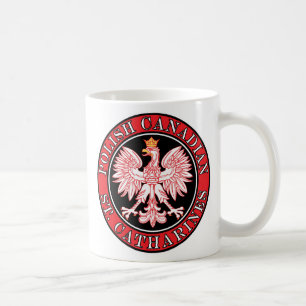 St Catharines Polish Canadian Eagle Coffee Mug
