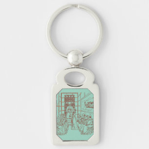 St Catherine Disputing with Scholars by Masolino Key Ring