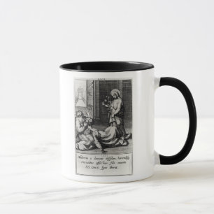 St. Catherine Exorcising a Demon from a Woman Mug
