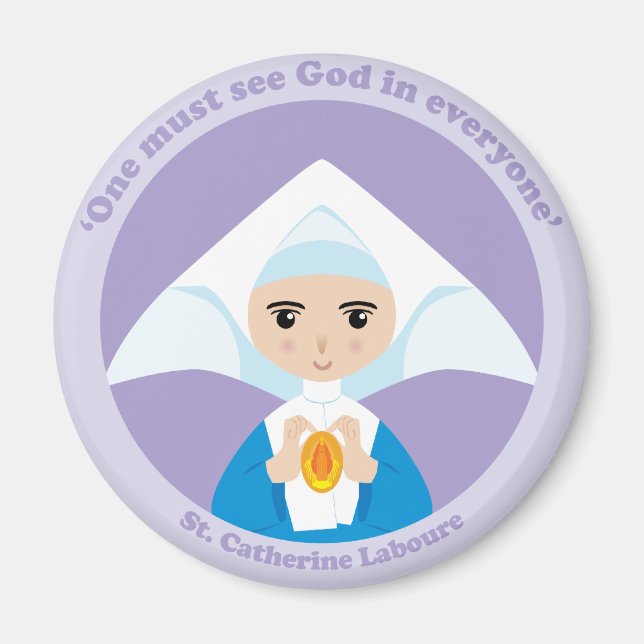 St. Catherine Laboure Magnet (Front)