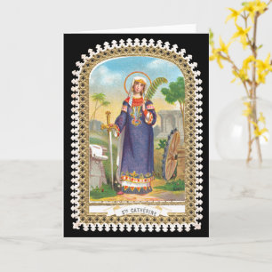 St. Catherine of Alexandria in Egyptian Dress Card