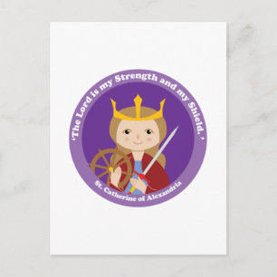 St. Catherine of Alexandria Postcard