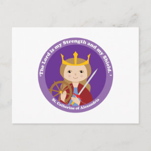 St. Catherine of Alexandria Postcard