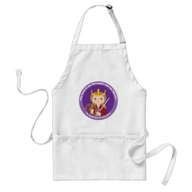 St. Catherine of Alexandria Standard Apron (Front)