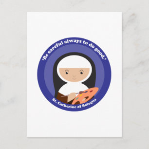 St. Catherine of Bologna Postcard