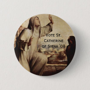 St. Catherine of Siena '08 6 Cm Round Badge