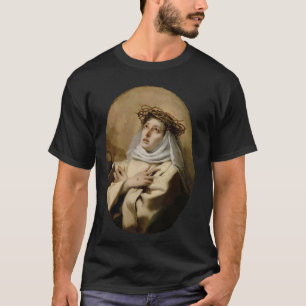 St Catherine of Siena Art Italian Saints Catholic T-Shirt