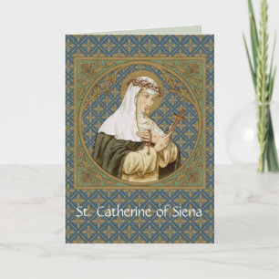 St. Catherine of Siena (BK 19) Blank Greeting Card