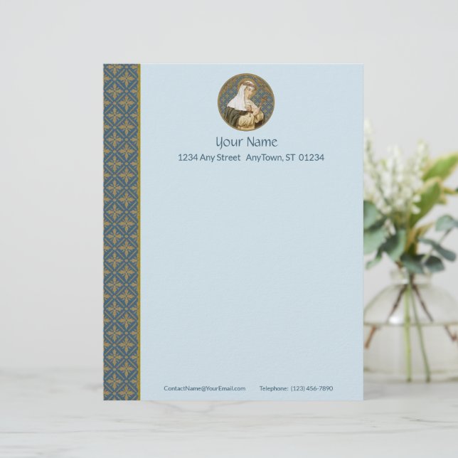 St. Catherine of Siena (BK 19) (Style 1, Sheet A) (Standing Front)