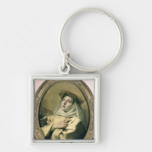 St. Catherine of Siena , c.1746 Key Ring