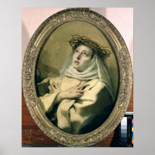 St. Catherine of Siena , c.1746 Poster
