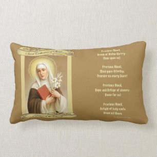 St. Catherine of Siena Doctor of the Church Lumbar Cushion