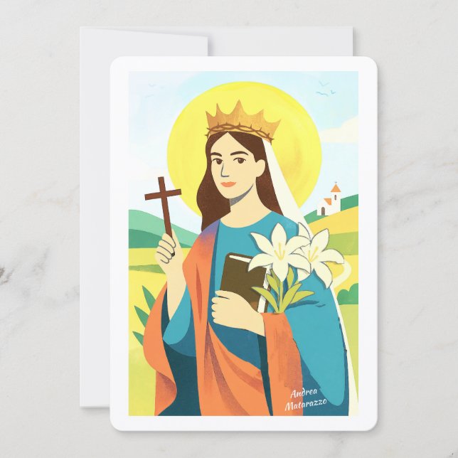 St. Catherine of Siena  Holiday Card (Front)