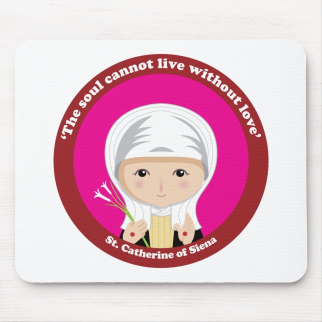 St. Catherine of Siena Mouse Pad (Front)