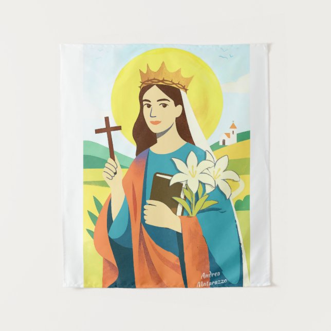 St. Catherine of Siena  Tapestry (Front)