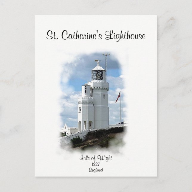 St. Catherine's Lighthouse Postcard (Front)