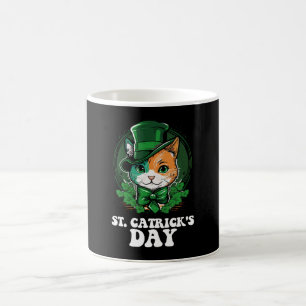 St Catricks Day Cat Lovers St Patrick's Day Coffee Mug