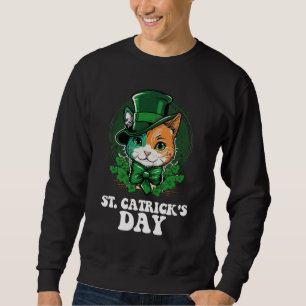 St Catricks Day Cat Lovers St Patrick's Day Sweatshirt
