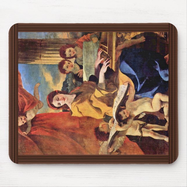 St. Cecilia By Poussin Nicolas (Best Quality) Mouse Pad (Front)
