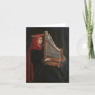 St. Cecilia greeting card
