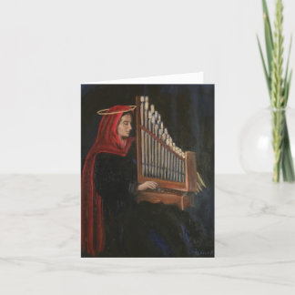 St. Cecilia greeting card