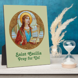 St. Cecilia of Rome (BK 003) 8"x10" Plaque