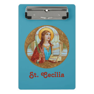 St. Cecilia of Rome (BK 003) Mini Clipboard