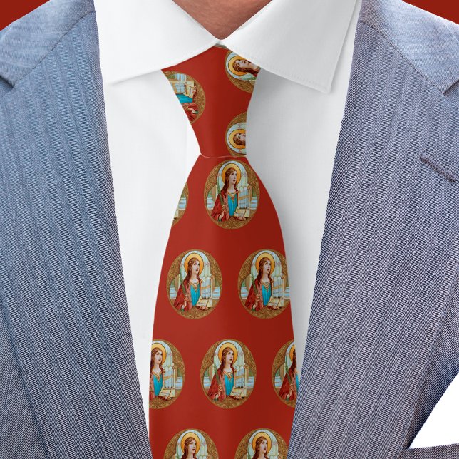 St. Cecilia of Rome (BK 003) Tie (Creator Uploaded)