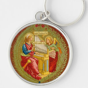 St. Cecilia of Rome (SNV 36) Key Ring