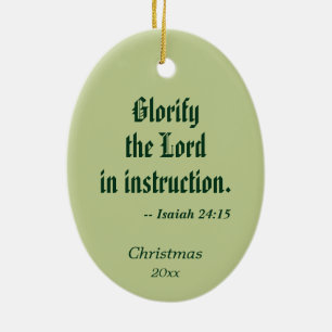 St. César de Bus (SLE 001) Ceramic Ornament