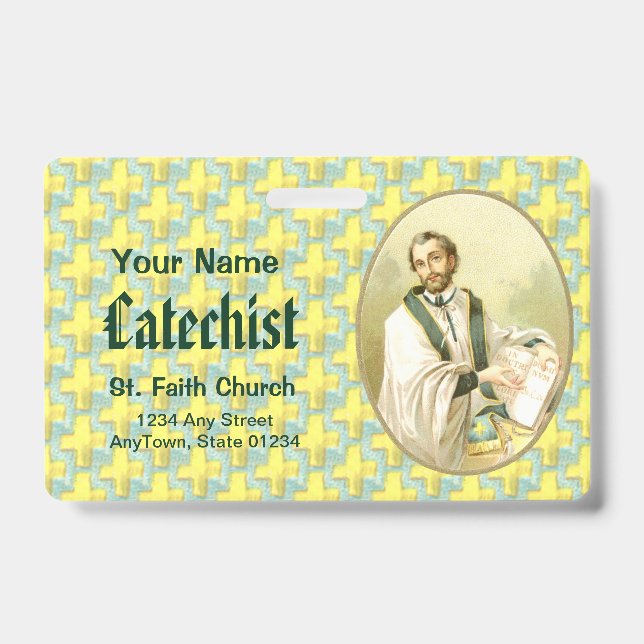 St. César de Bus (SLE 001) ID Badge (Front)