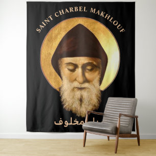 St. Charbel Largest Church Wall Tapestry
