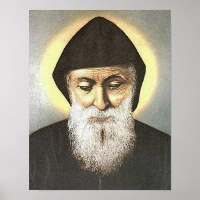 St. Charbel Makhlouf Poster (Front)