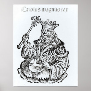 St. Charles from 'Liber Chronicarum' Poster