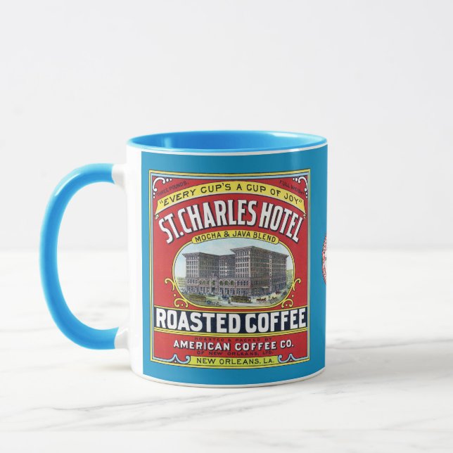 St Charles Hotel Roasted Coffee Mug (Left)