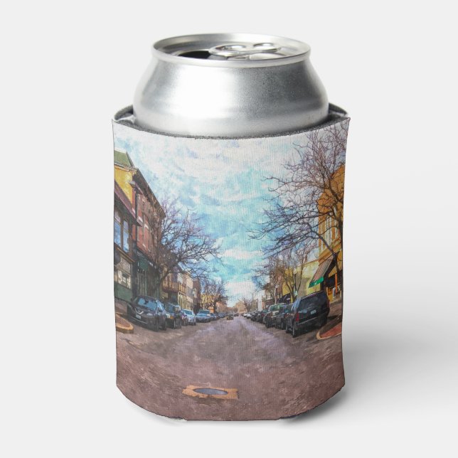 St Charles Main St Painterly Can Cooler (Can Front)