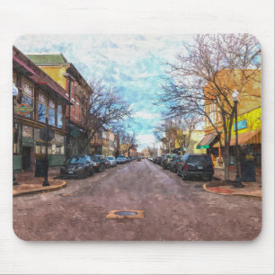 St Charles Main St Painterly Mouse Pad