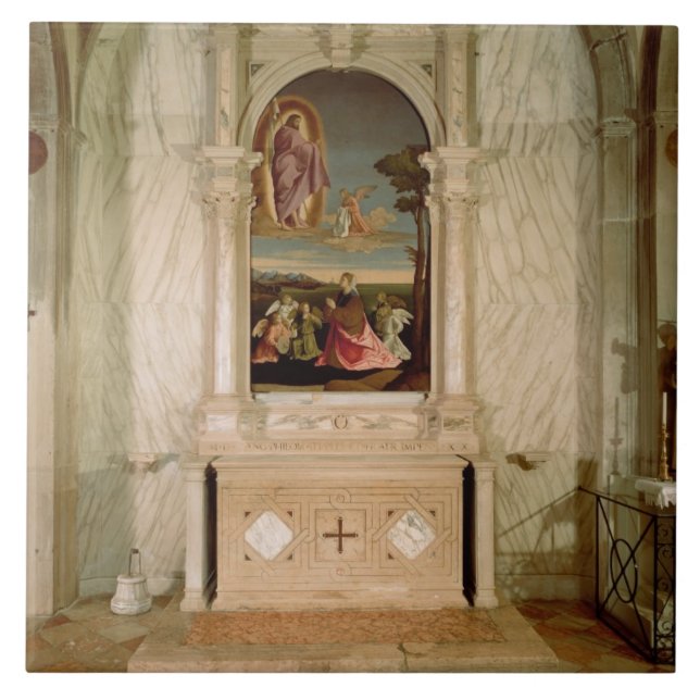St. Christina Altarpiece Ceramic Tile (Front)