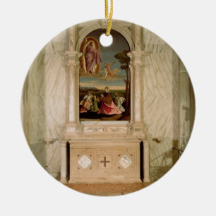 St. Christina Altarpiece Ceramic Tree Decoration