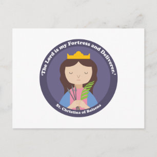 St. Christina of Bolsena Postcard