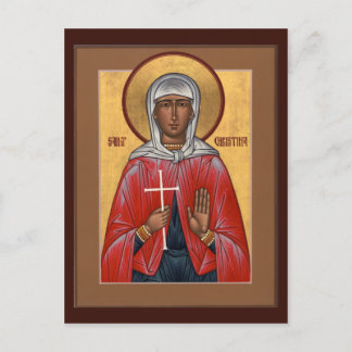 St. Christina Prayer Card