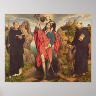 St. Christopher , 1484 Poster
