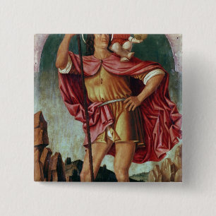 St. Christopher 15 Cm Square Badge