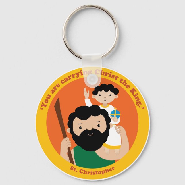 St. Christopher Key Ring (Front)