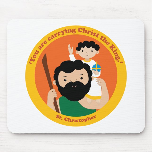 St. Christopher Mouse Pad (Front)