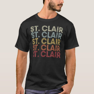 St Clair Missouri MO St Clair MO Retro Vintage Tex T-Shirt